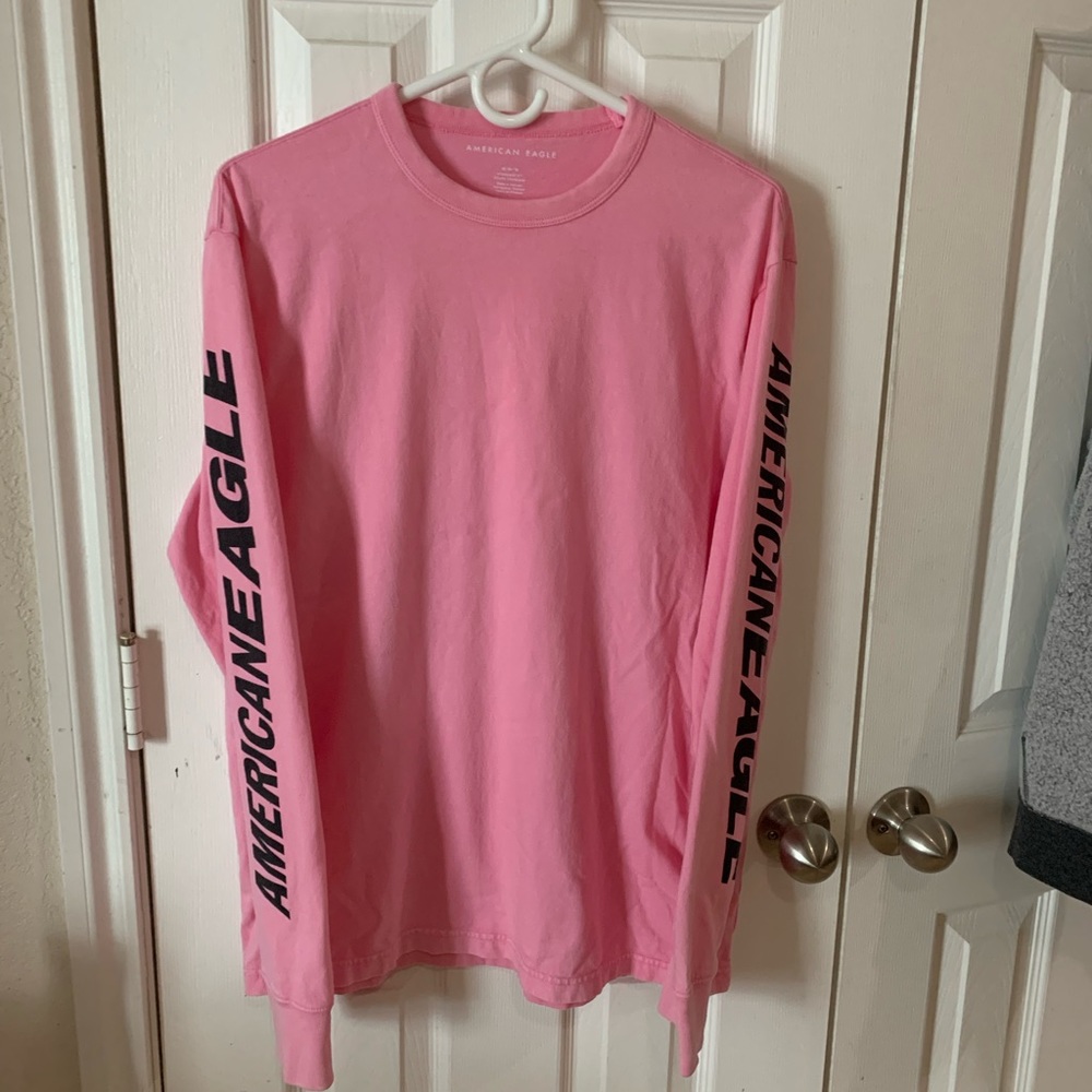 American Eagle LS T-shirt Pink Sz M